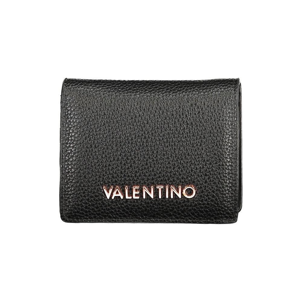 Mario Valentino Black Polyethylene Wallet VA-36155