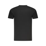Cavalli Class Black Cotton Men T-Shirt CA-36675-M
