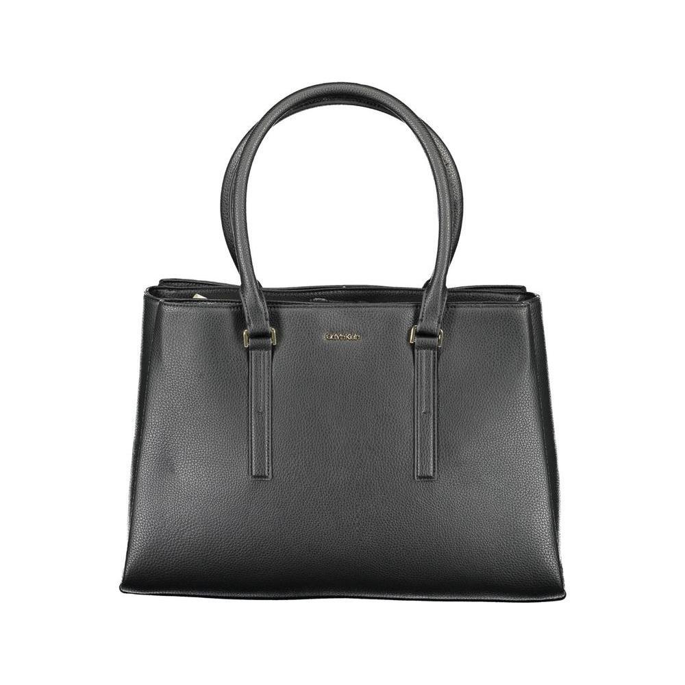 Calvin Klein Black Polyester Handbag CA-16804