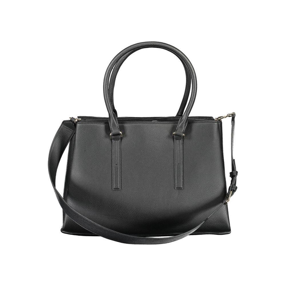Calvin Klein Black Polyester Handbag CA-16804