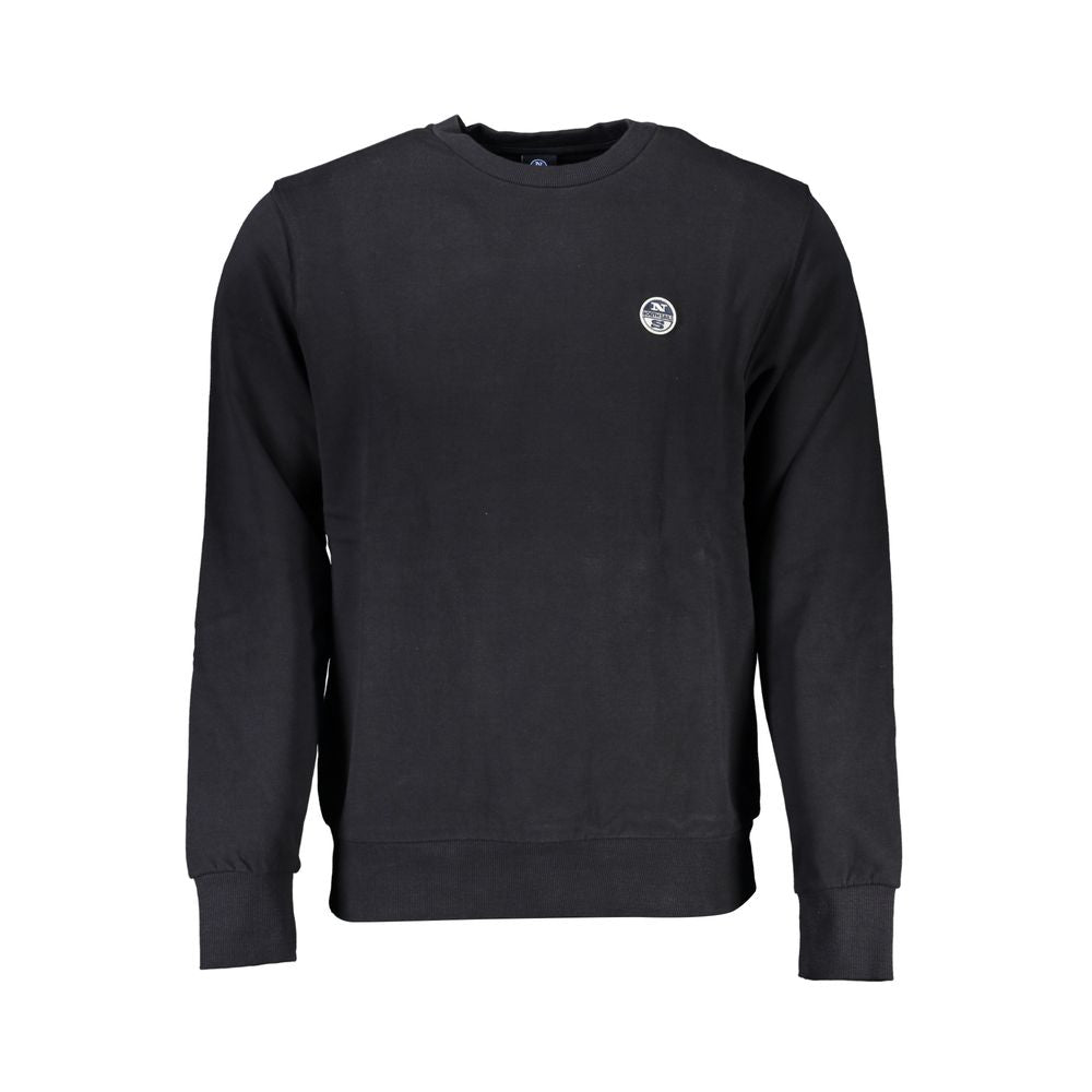 North Sails Black Cotton Sweater NO-27278-XL