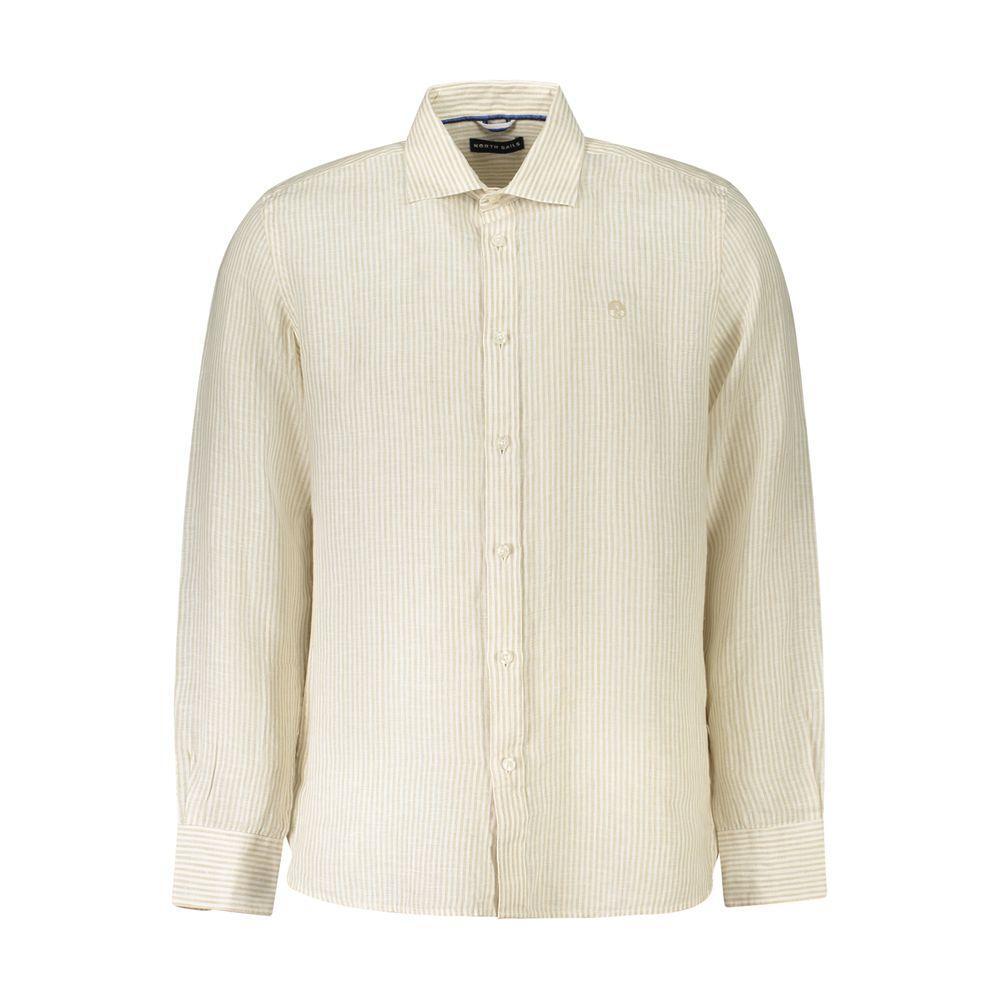 North Sails Beige Linen Shirt NO-38891-S