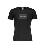 Scuola Nautica Black Cotton T-Shirt SC-22692-L