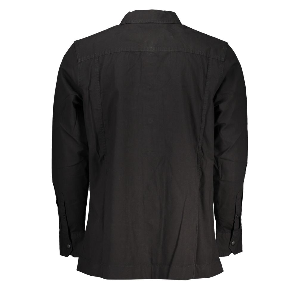 Calvin Klein Black Cotton Shirt CA-25464-M