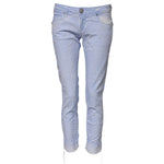 Acht Light Blue Cotton Slim Fit Denim Low Waist Denim Jeans PAN71833-26