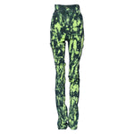 Dolce & Gabbana Green Color Splash High Waist Denim Jeans