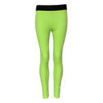 Dolce & Gabbana Green Nylon Slim Fit Leggings Pants