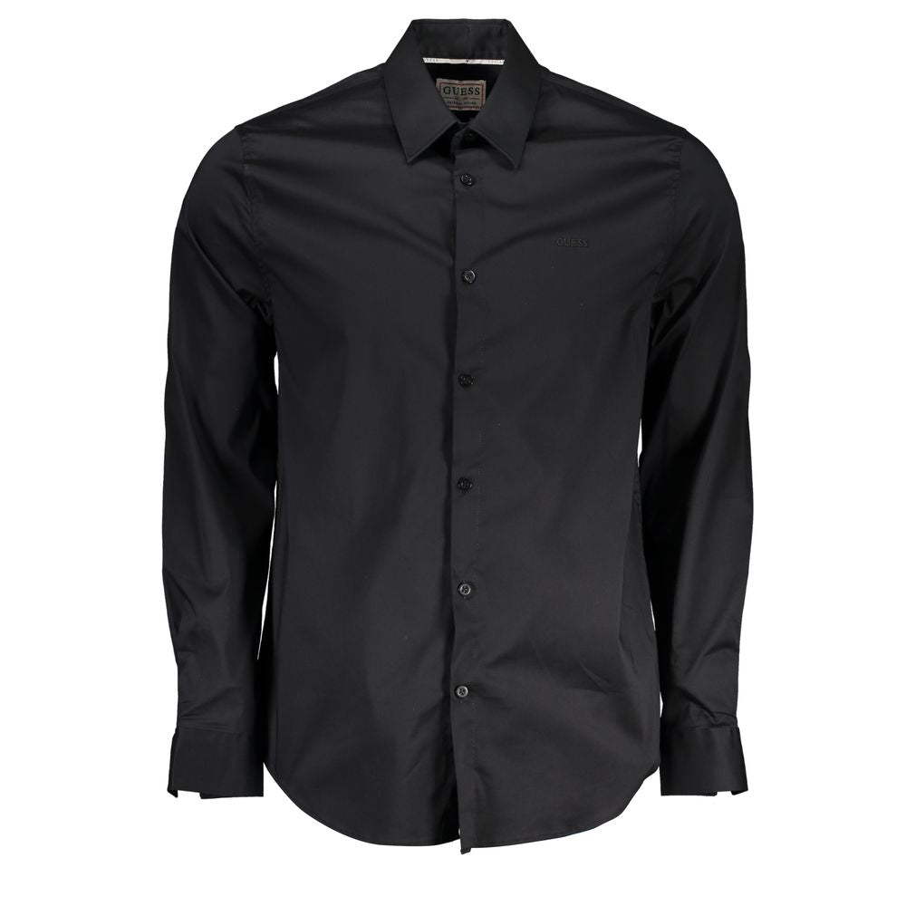 Guess Jeans Black Cotton Shirt GU-27964-S