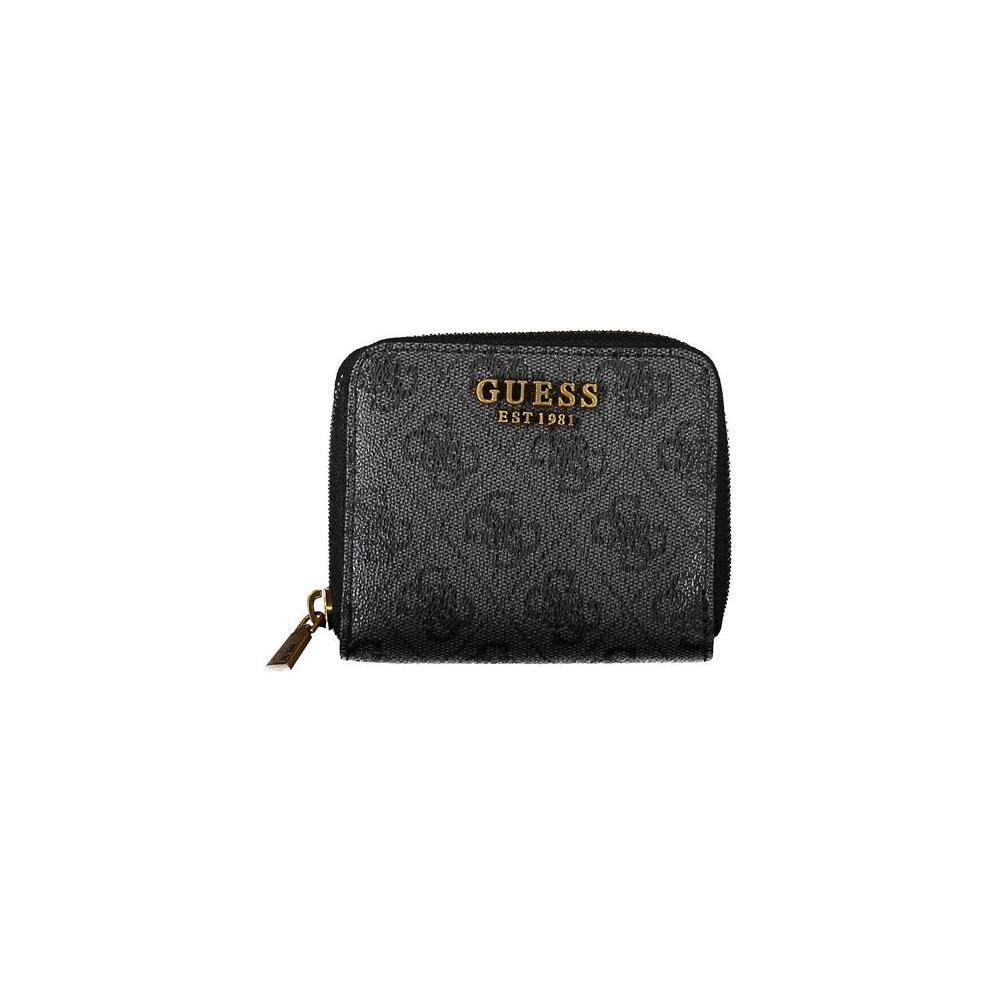Guess Jeans Black Polyethylene Wallet GU-18058