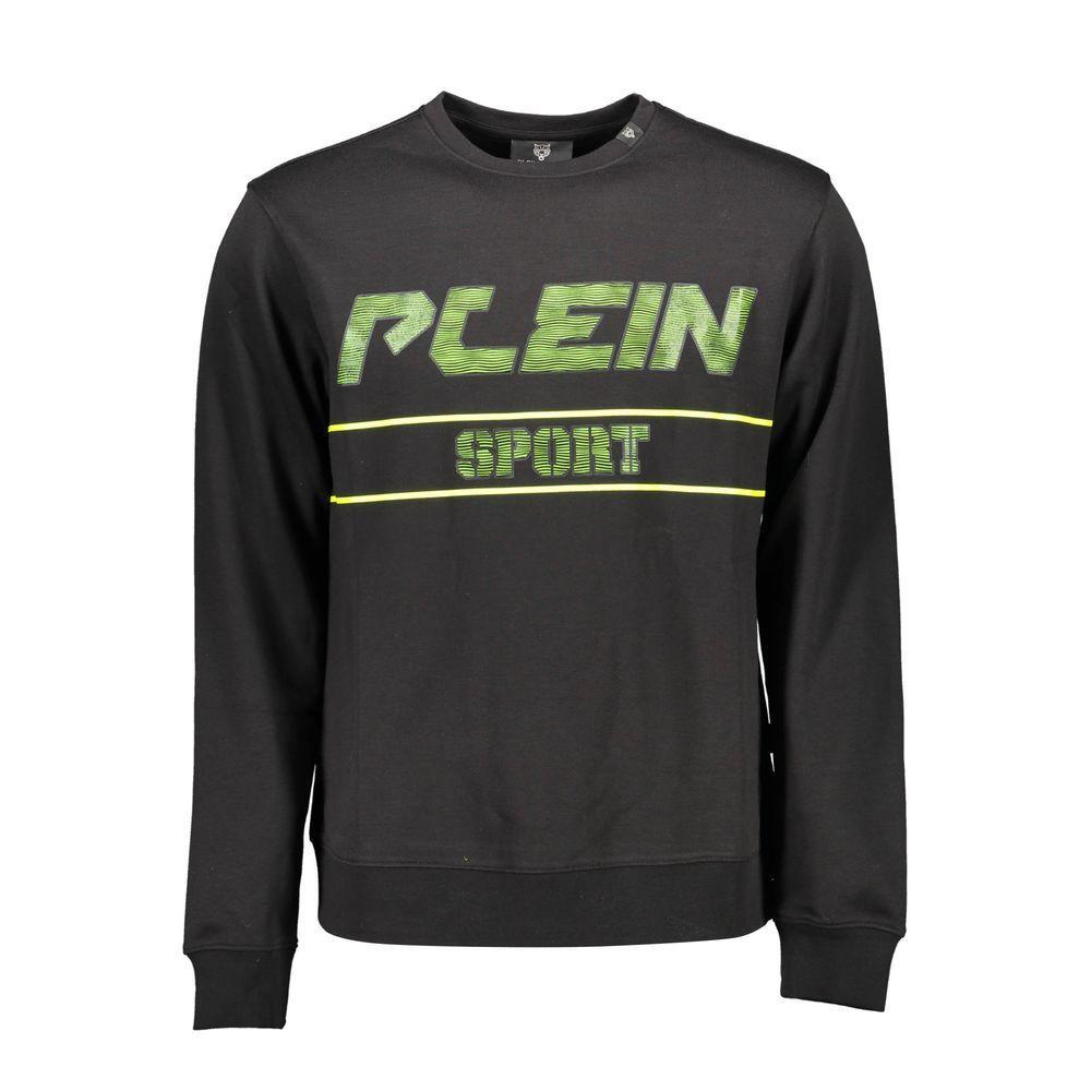 Plein Sport Black Cotton Sweater PL-9575-S