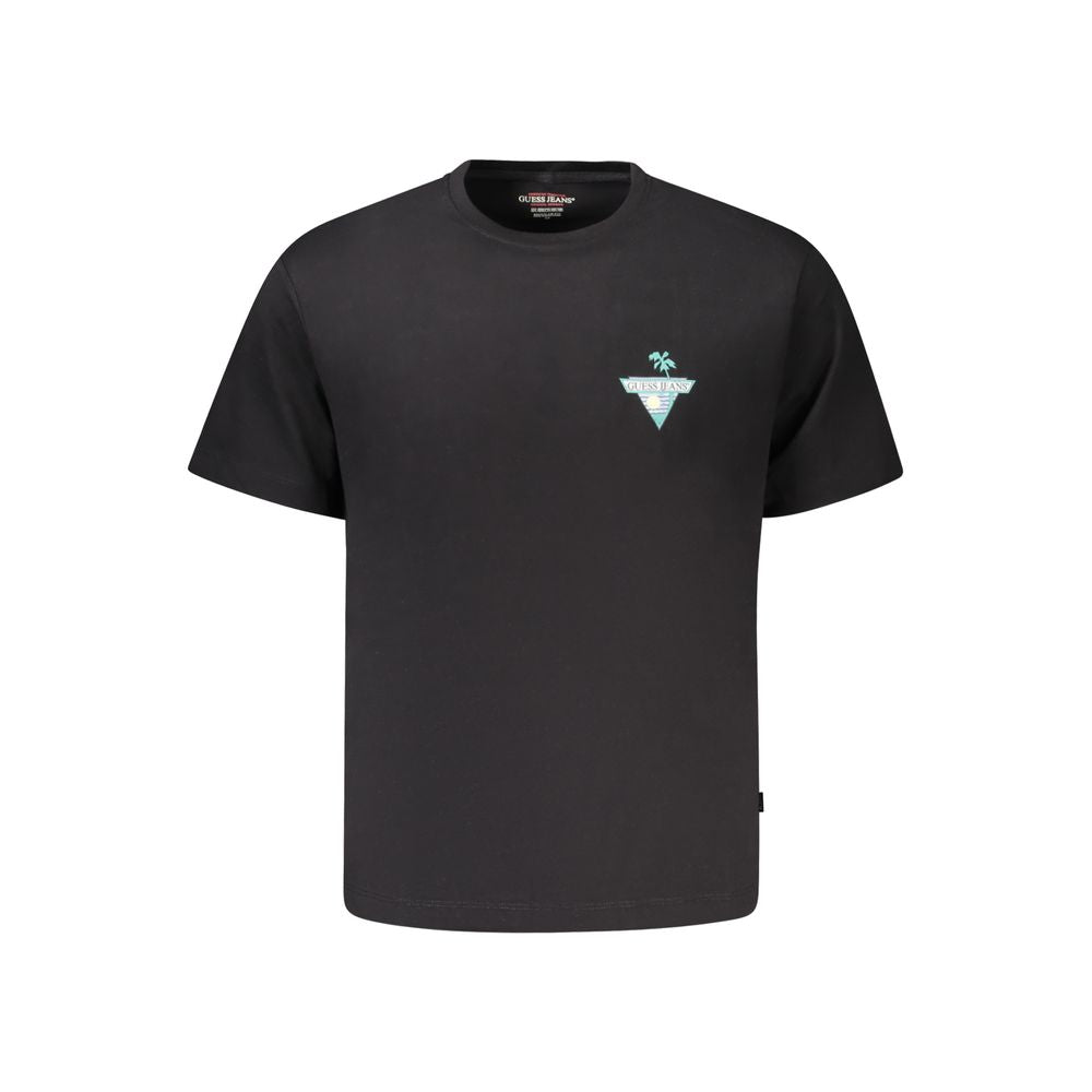 Guess Jeans Black Cotton T-Shirt GU-39050-M