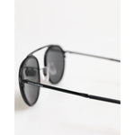 Dolce & Gabbana Matte Black DG2276 Metal Rim Round Shades Sunglasses