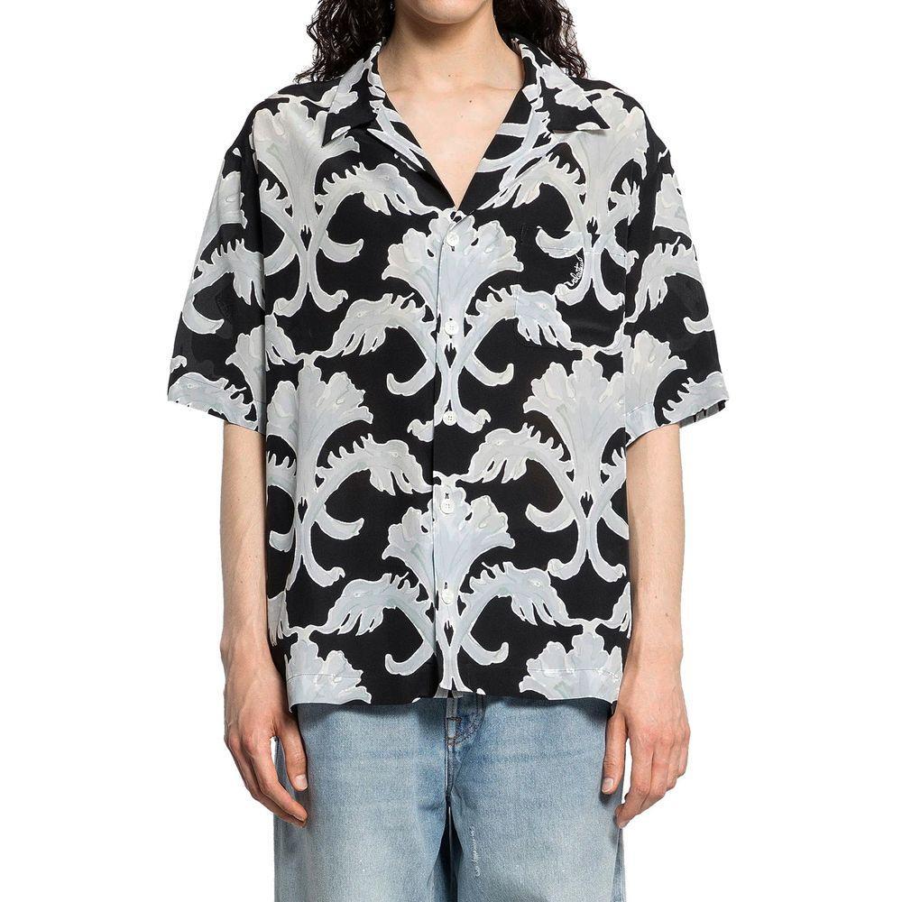 Valentino Garavani Metamorphos Wall Print Bowling Shirt VA-8780399378644-IT52 | XL
