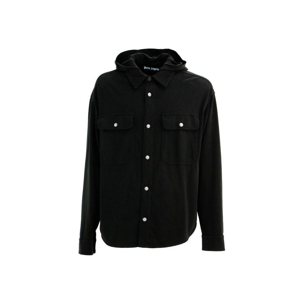 Palm Angels Classic Logo Hooded Overshirt PA-8811433427156-42