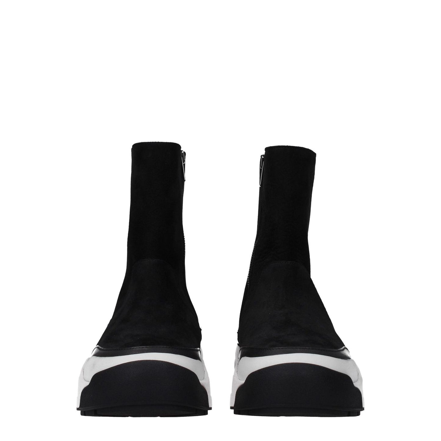 Kenzo Black Leather Ankle Boots KE-8547167469833-EU39/US6