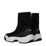 Kenzo Black Leather Ankle Boots KE-8547167469833-EU39/US6