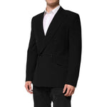 Dolce & Gabbana Black SICILIA Double Breasted Coat Blazer JKT41562-50