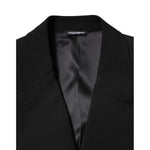 Dolce & Gabbana Black SICILIA Double Breasted Coat Blazer JKT41562-50