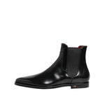 Dolce & Gabbana Black Leather MILLENIALS Mid Calf Boots Shoes MV7678-40