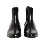 Dolce & Gabbana Black Chelsea Slip On Mid Calf Boots Shoes MV7731-44