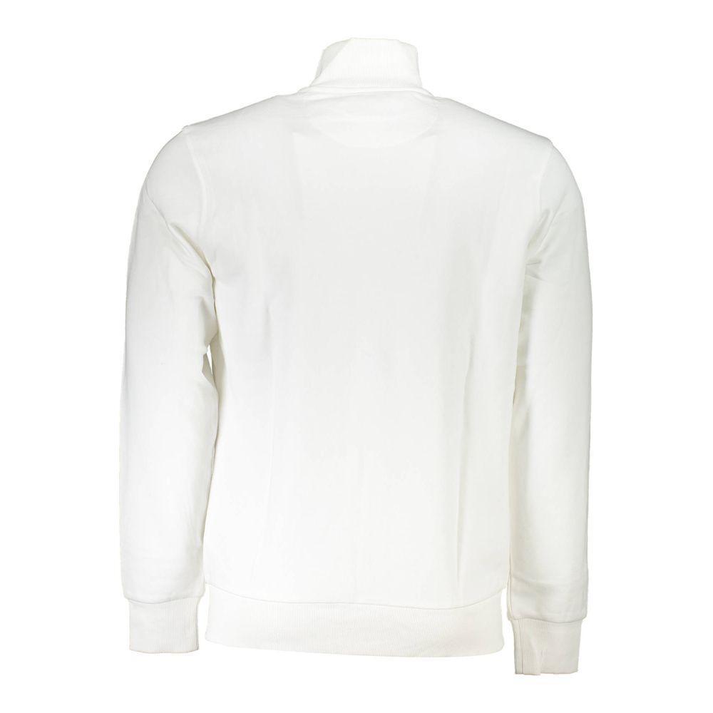 La Martina White Cotton Sweater LA-21510-M