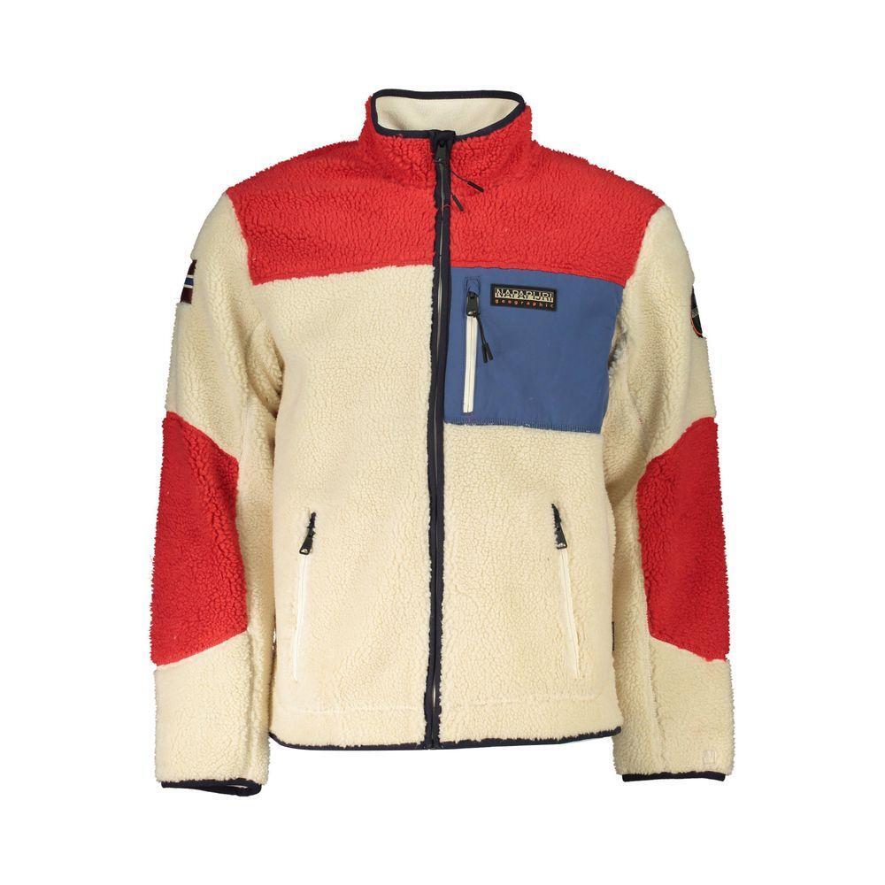 Napapijri White Polyester Jacket NA-21695-3XL