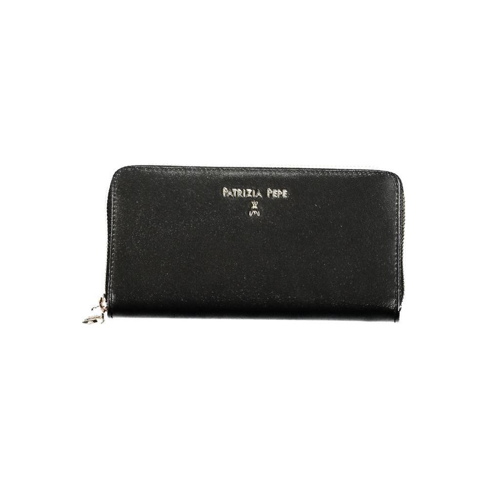 Patrizia Pepe Black Leather Wallet PA-29037