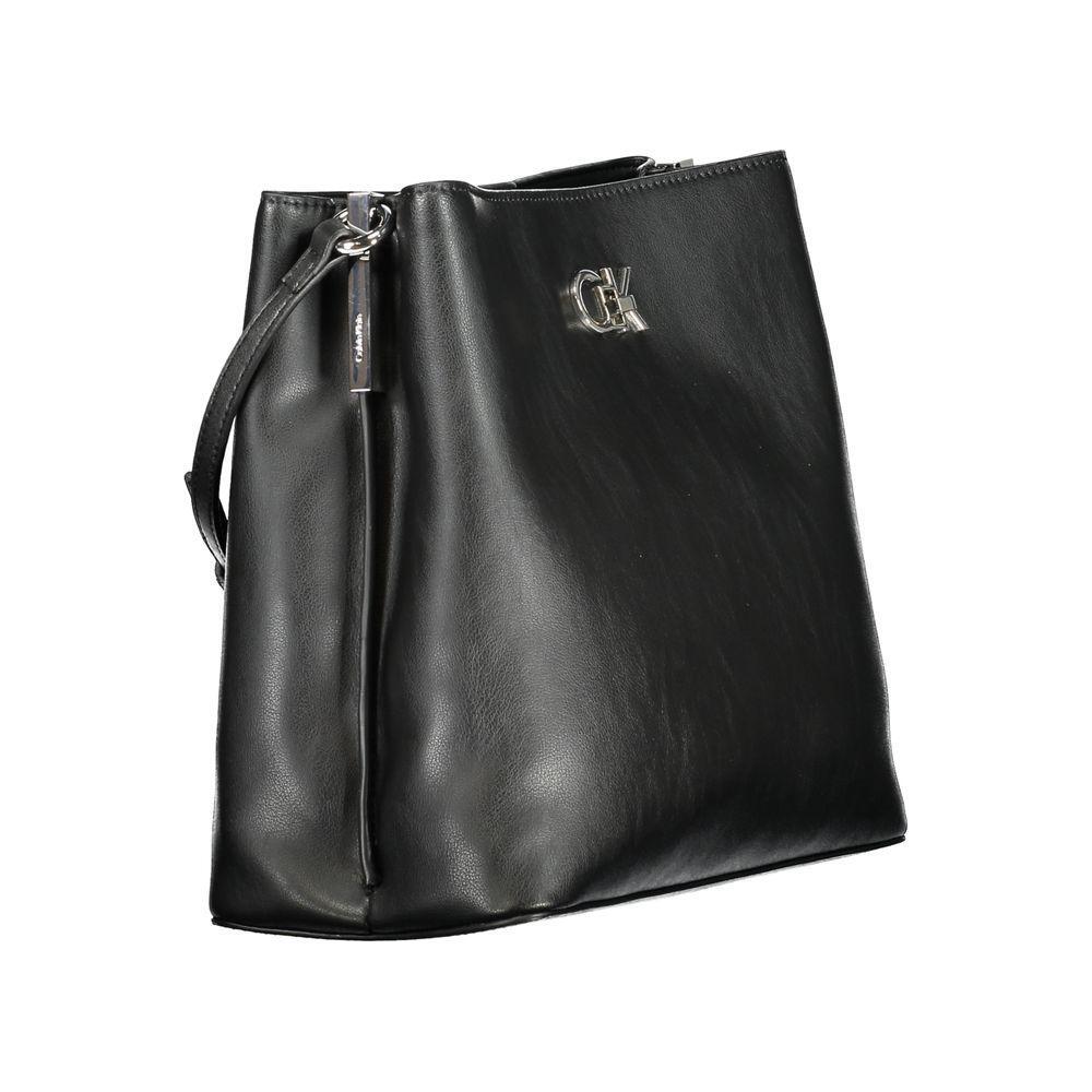 Calvin Klein Black Polyester Handbag CA-36316