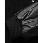 Dolce & Gabbana Black Wool Logo Plaque Bomber Jacket JKT41519-56