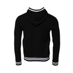 Dolce & Gabbana Black Hooded Logo Print Sweatshirt Sweater TSH90530-48