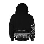 Dolce & Gabbana Black Bandana Hooded Men Sweatshirt Sweater TSH90616-52