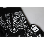 Dolce & Gabbana Black Bandana Hooded Men Sweatshirt Sweater TSH90750-50