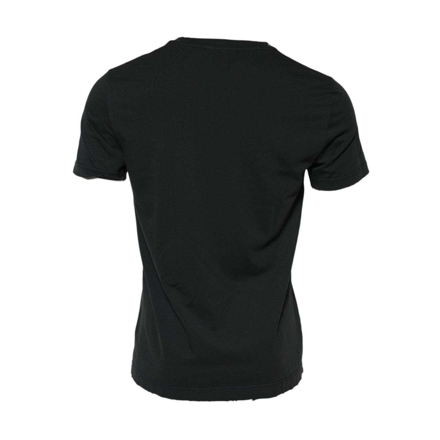 Dolce & Gabbana Black DG Crew Devotion Cotton Crew Neck T-shirt TSH91029-52