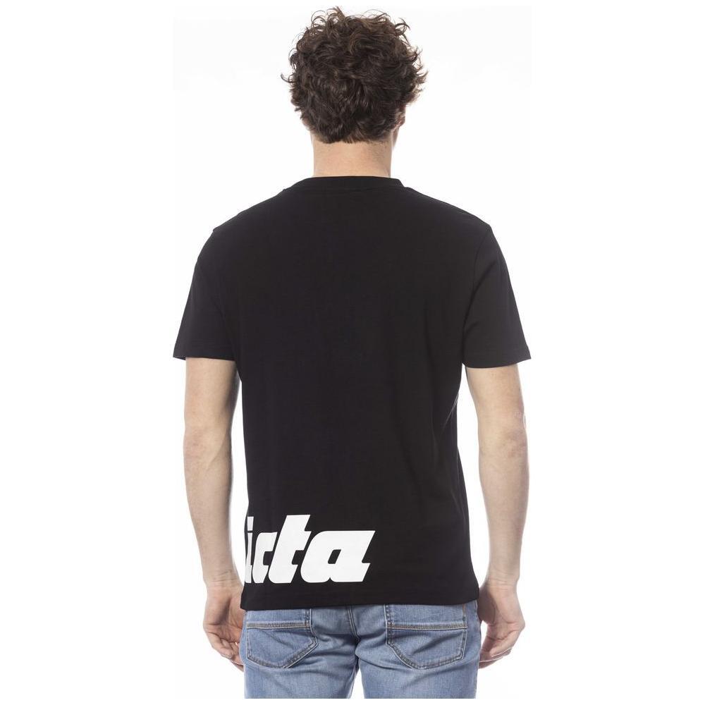 Invicta Black Cotton Men's T-Shirt IN-24034-S