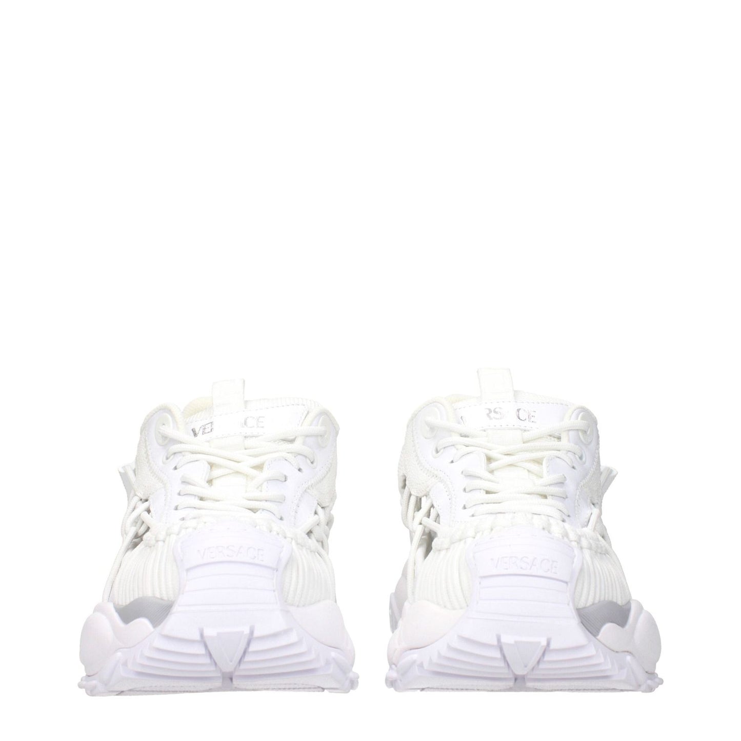 Versace White Leather Low Tops VE-15247743549705-EU37/US7