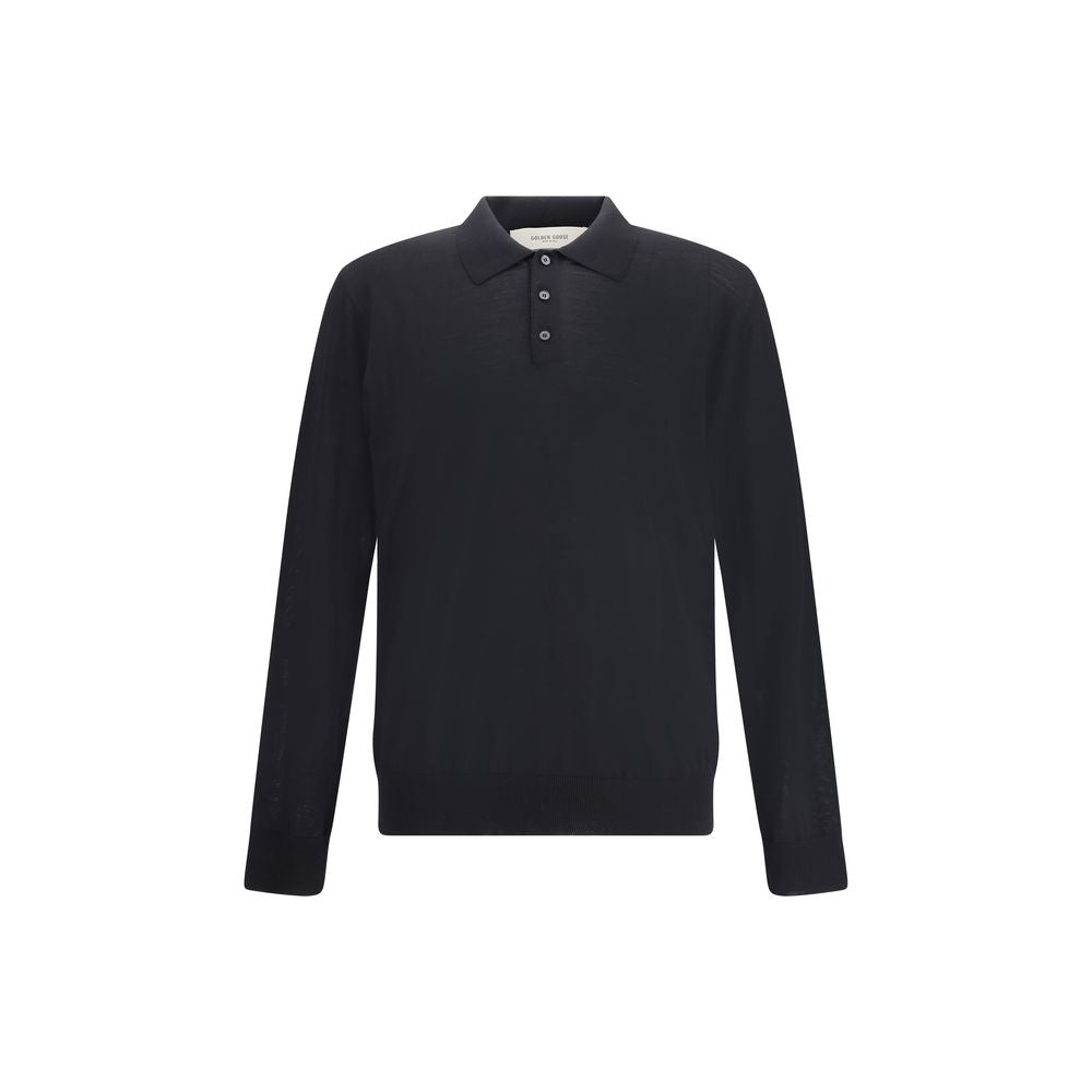 Golden Goose Virgin wool Polo Shirt GO-GMP01353P00104190100-L