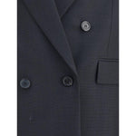 Saint Laurent Wool double-breasted Blazer SA-835102Y5K321000-IT46 | S