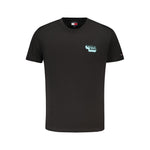 Tommy Hilfiger Black Cotton Men T-Shirt TO-39464-S