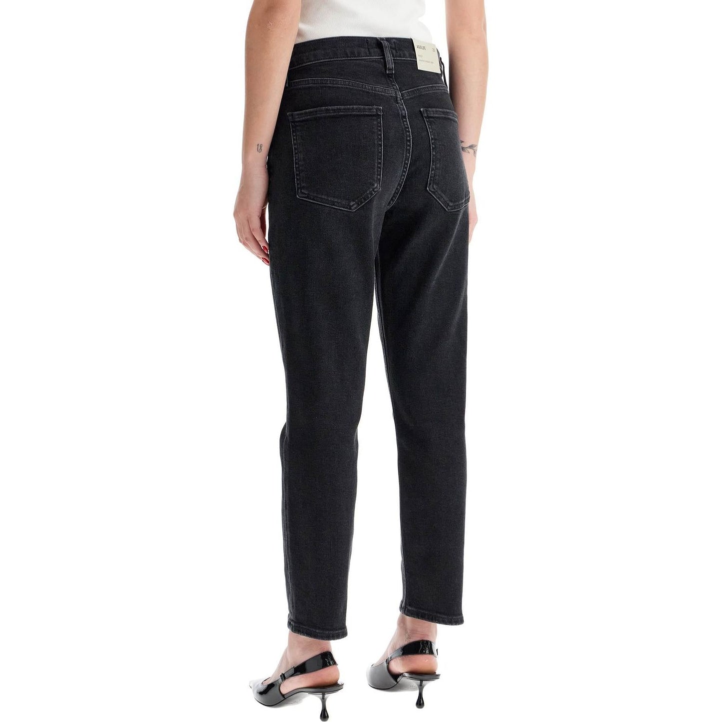 Agolde riley cropped jeans