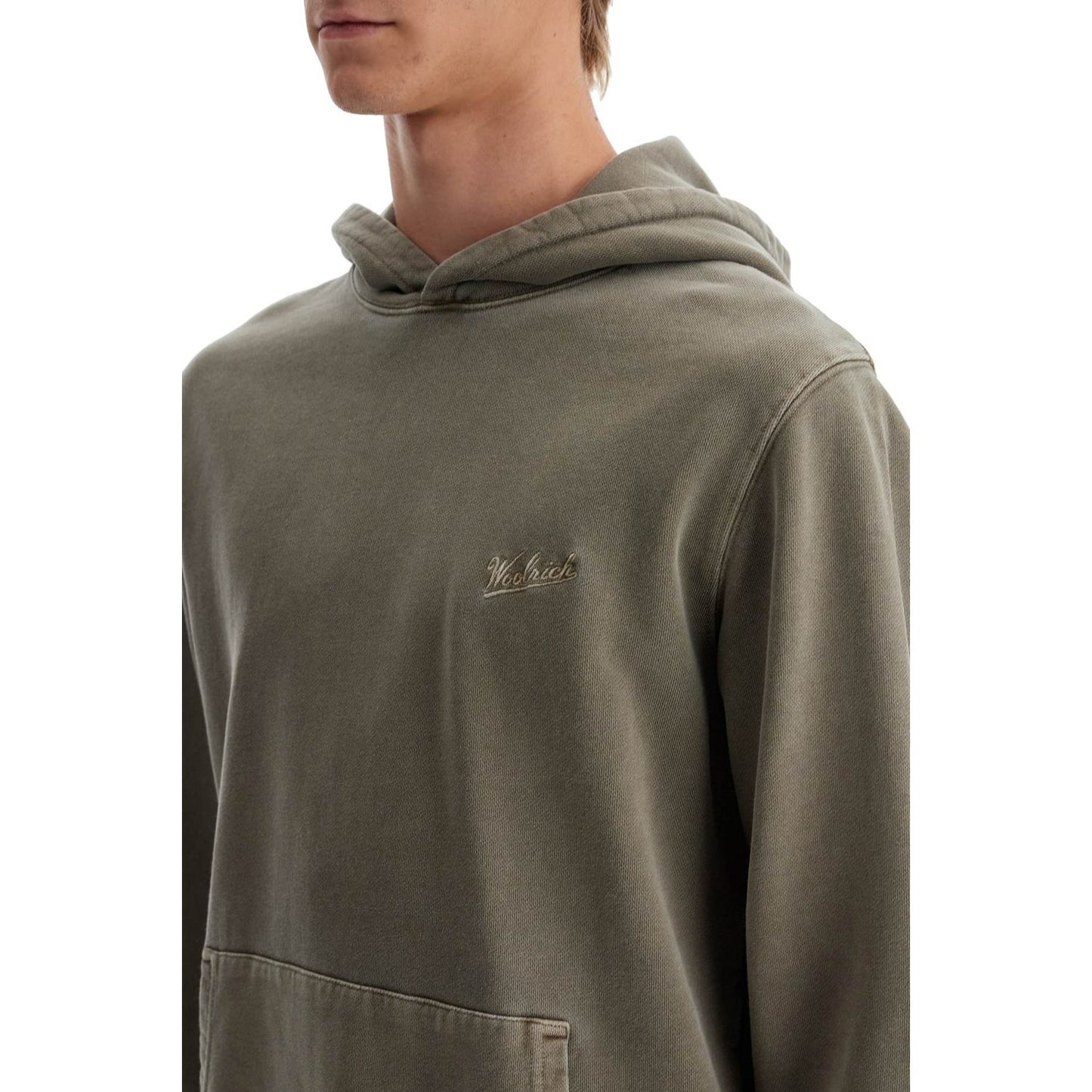 Woolrich hooded sweatshirt with tie-d