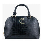 CRISTINAEFFE Black Artificial Leather Women Handbag CREF-14145
