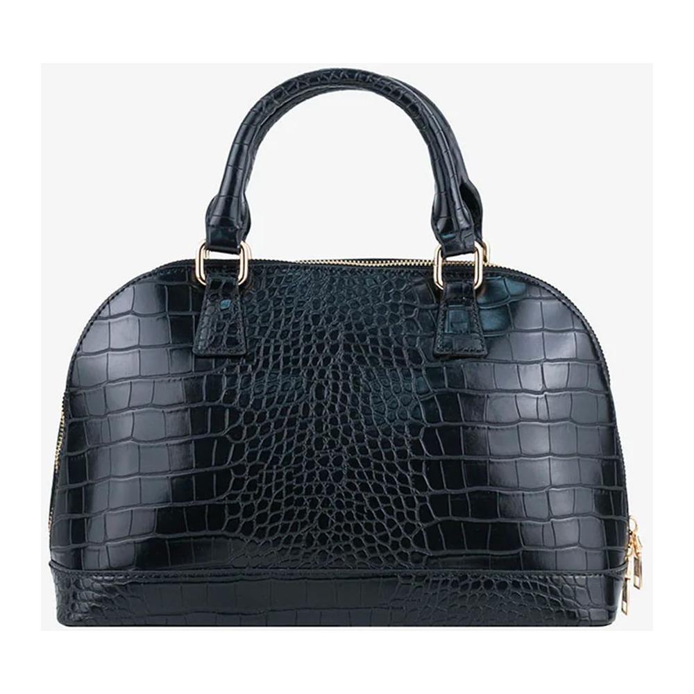 CRISTINAEFFE Black Artificial Leather Women Handbag CREF-14145