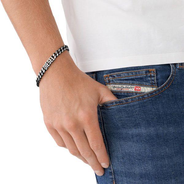 DIESEL JEWELS Mod. FONT Bracelet DIESEL JEWELS Dark Slate Gray
