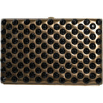 Dolce & Gabbana Gold Crystal Bifold Clutch Evening Party Women Purse Bag Dolce & Gabbana Black