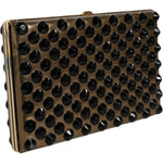 Dolce & Gabbana Gold Crystal Bifold Clutch Evening Party Women Purse Bag Dolce & Gabbana Black