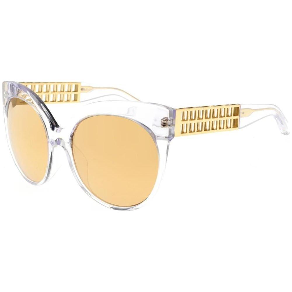 LINDA FARROW MOD. LINDA FARROW 388 CLEAR YELLOW GOLD SUNGLASSES & EYEWEAR LINDA FARROW SUNGLASSES Light Goldenrod