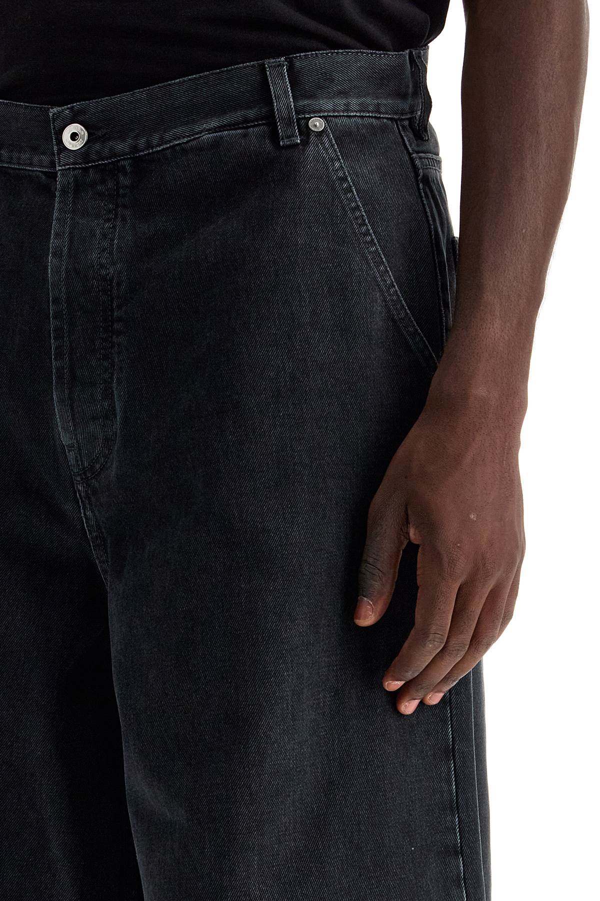 Off White Off-White wide five-pocket jeans with spacious Jeans Off White Black