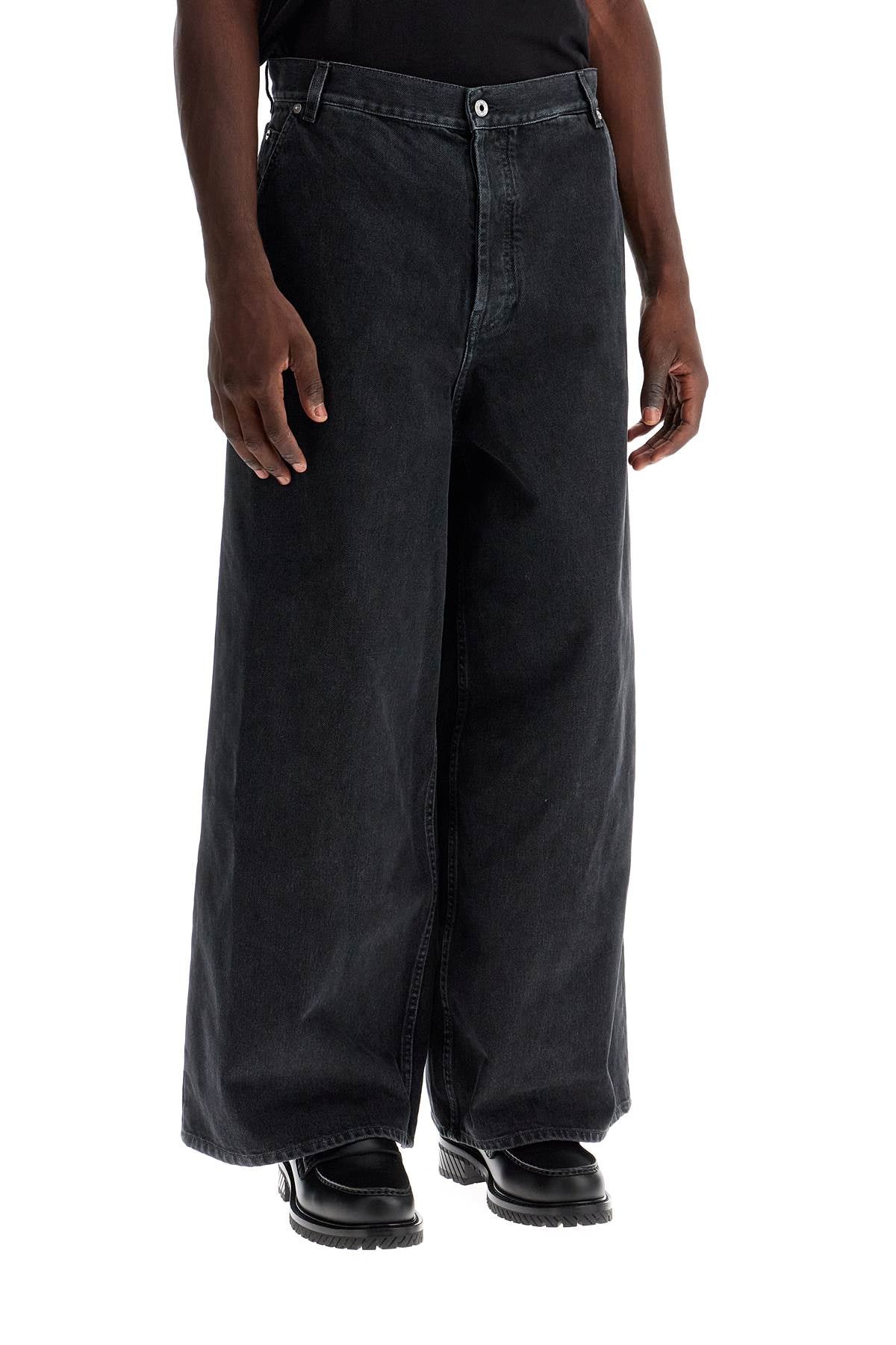 Off White Off-White wide five-pocket jeans with spacious Jeans Off White Black