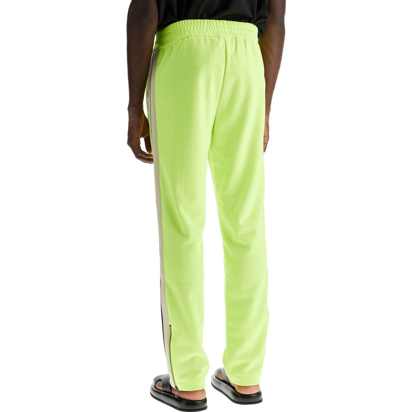 Palm Angels contrast band joggers with track in Trousers Palm Angels Light Goldenrod