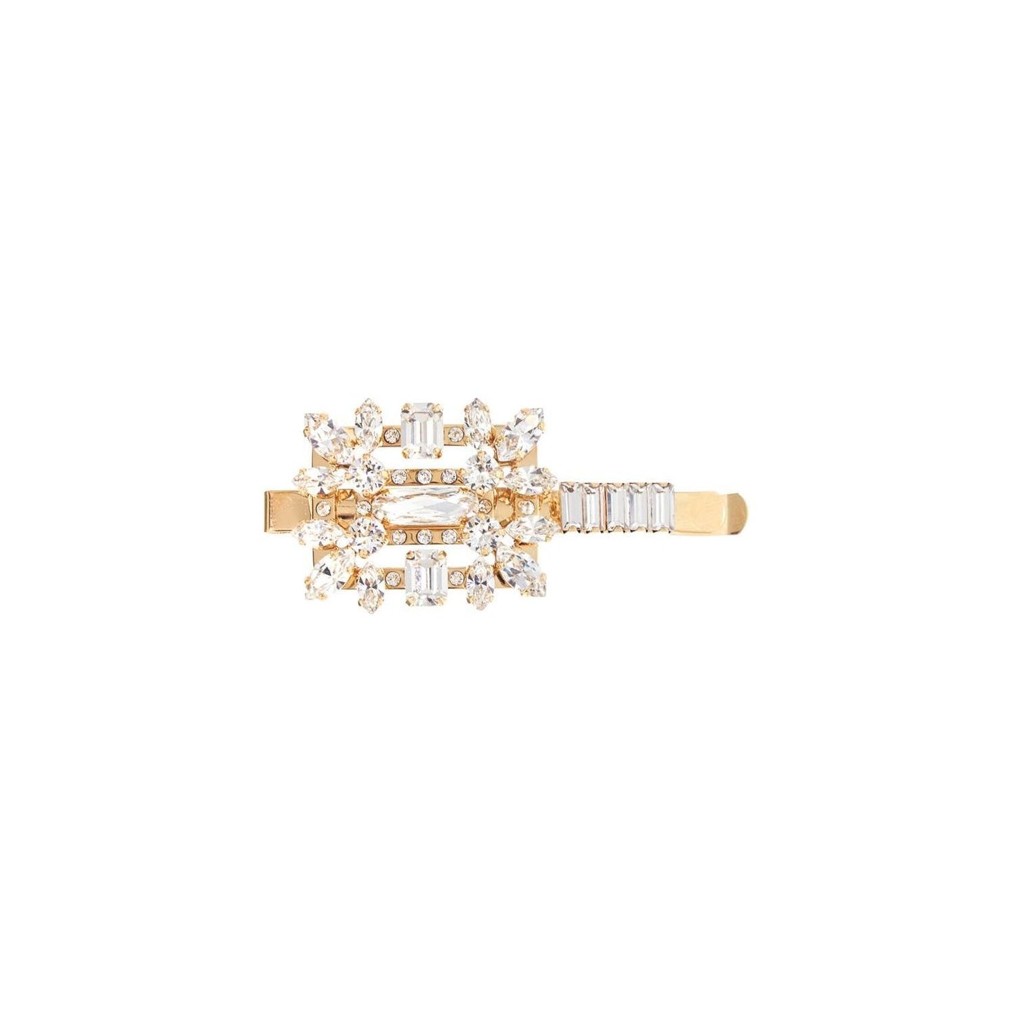 Roger Vivier hair clip with decorative stones light gold Other Roger Vivier Antique White